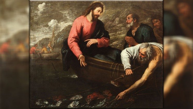 Gesù Risorto e gli apostoli - pesca-miracolosa Vangelo della domenica
