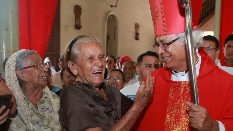 Le cardinal Leopoldo Brenes, archevêque de Managua, au Nicaragua.