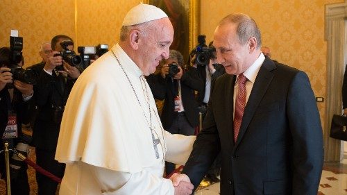 Il 4 luglio in udienza dal Papa il Presidente russo Putin