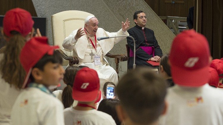 2015.05.30 Treno dei bambini, udienza con Papa Francesco