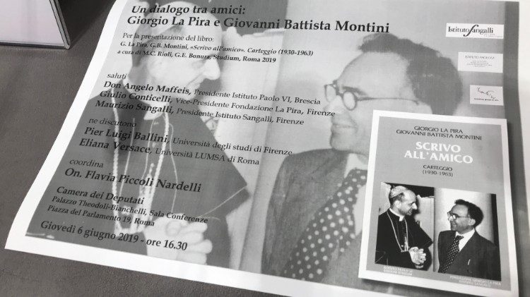 Presentata l'edizione critica dell'epistolario tera Giorgio La Pira e Giovan Battista Montini 