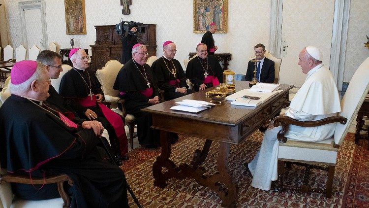 Članovi COMECE-a u audijenciji kod pape Franje (lipanj 2019.)