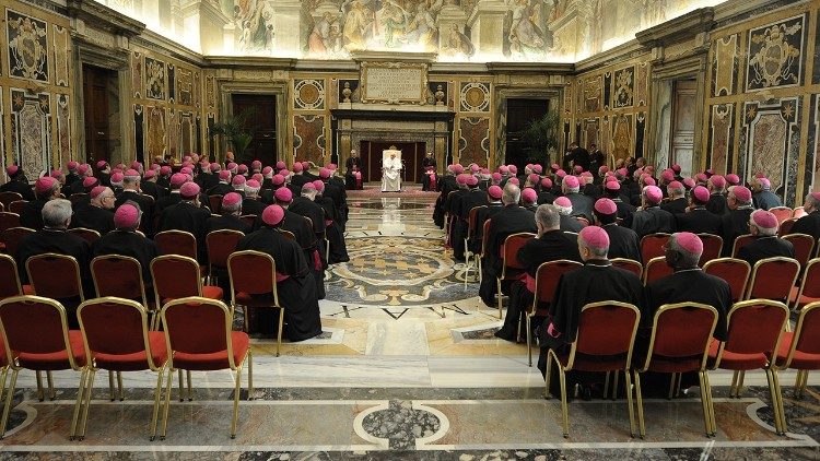 Archive photo of Pope Francis meeting with the Pontifical Representatives