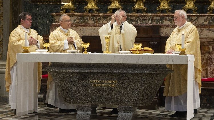 Cardeal Parolin preside Celebração Eucarística na Basílica de São Pedro (foto de arquivo)