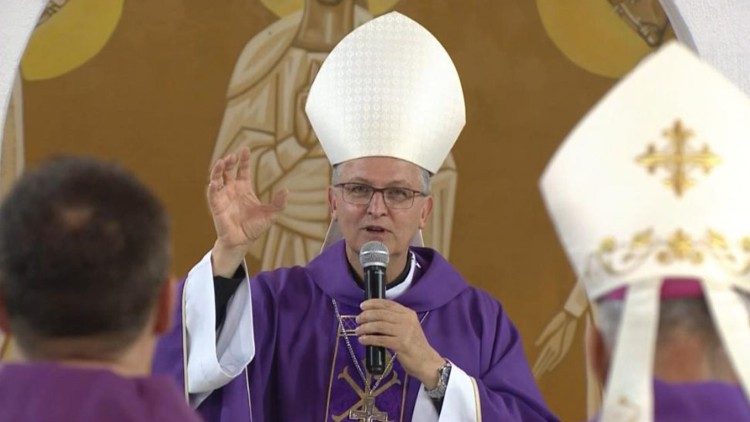Dom Pedro Luiz Stringhini, bispo diocesano de Mogi das Cruzes (SP)