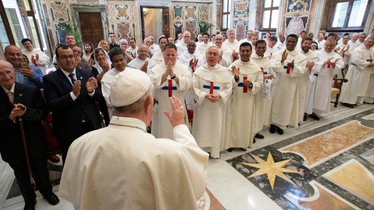 2019.06.15 Papa Francesco incontra i partecipanti al Capitolo Generale dell'Ordine della Santissima Trinità e degli Schiavi Trinitari
