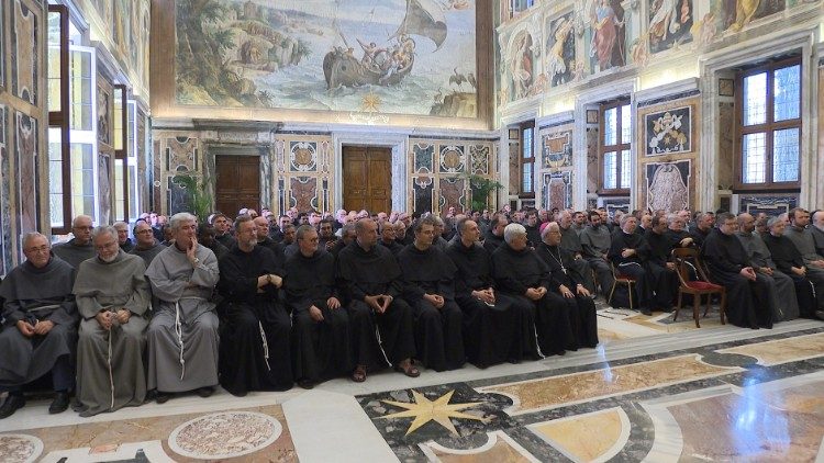 Аудиенция францисканцам-конвентуалам
