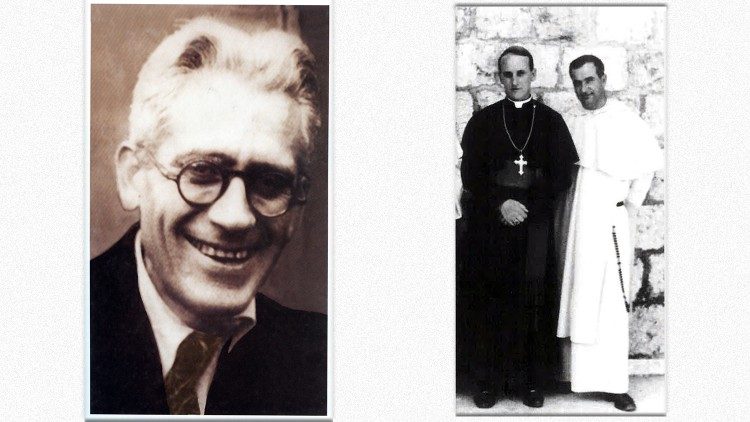 Isusovac Stjepan Poglajen, kardinal Stepinac i dominikanac Hijacint Bošković