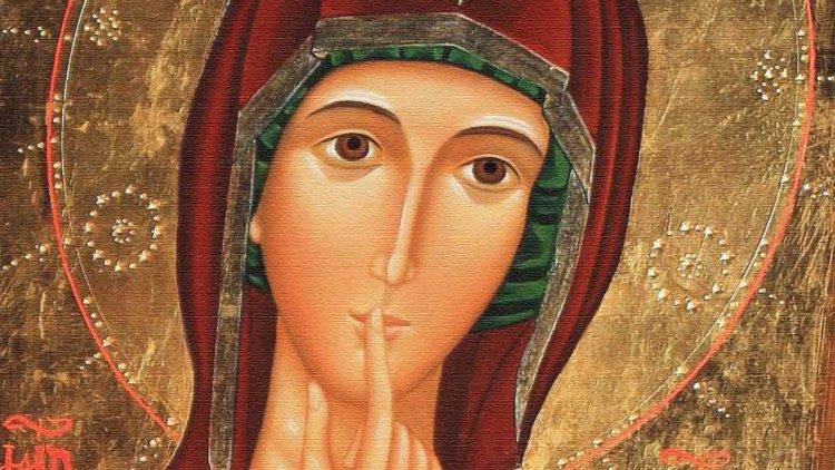 靜默聖母畫像