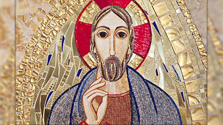 2019.06.28 Cristo - artemosaico di Rupnik sj