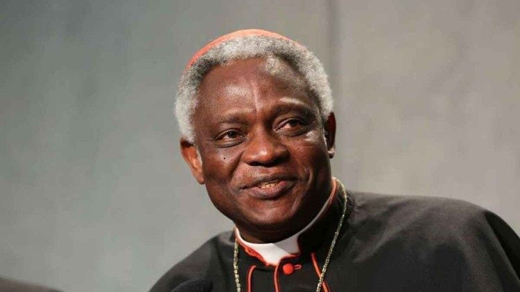 Le cardinal Peter Turkson, Préfet du dicastère pour le Service du développement humain intégral