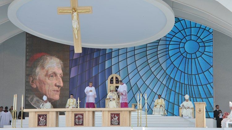 Beatification cerimony of John Henry Newman presided over by Pope Benedict XVI on 19 September 2010 
