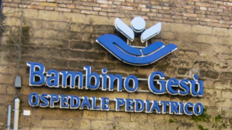 Das Logo der vatikanischen  Kinderklinik Bambino Gesù in Rom