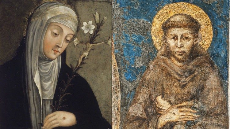 Sziénai Szent Katalin és Assisi Szent Ferenc