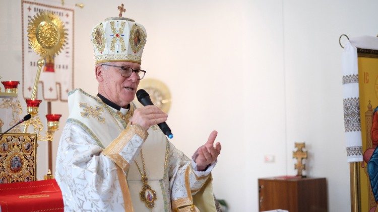 Dionisio Lachovicz püspök, az olaszországi ukrán görögkatolikusok apostoli vizitátora