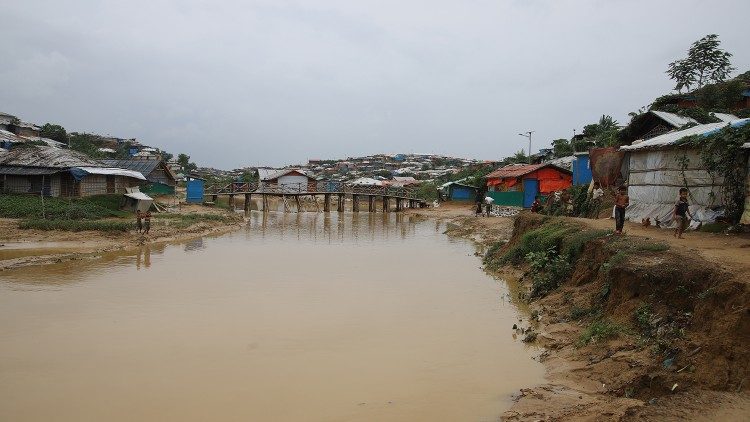 2019.07.12 Inondazioni campo profughi Rohingya Cox bazar, Bangladesh
