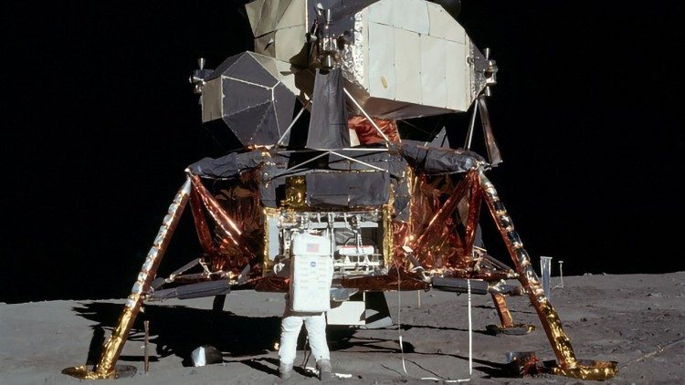 Il LEM, il modulo lunare dell'Apollo 11