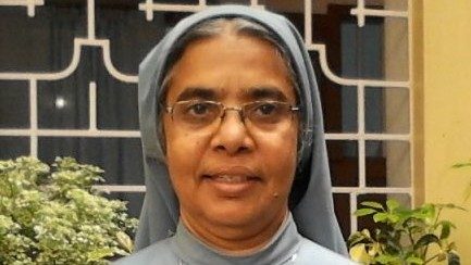 Sr. Pushpa chf, the Vicar General of the Congregation of the Holy Family, founded by Mother Mariam Teresa