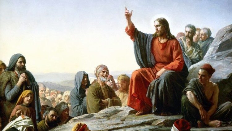 Исус поучава народа