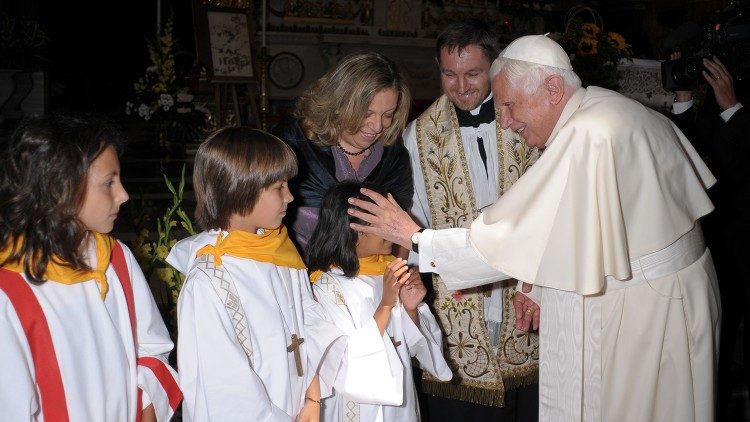 Папа Венедикт XVI в Романо Канавезе, 19 липня 2009