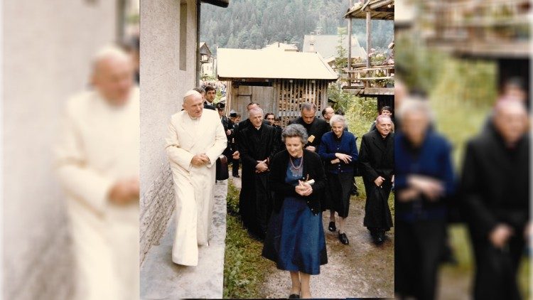 Giovanni Paolo II a Canale d'Agordo il 26 agosto 1979