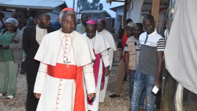 2019.08.09 Cardinale Peter Turkson, Visite all'est della RD Congo per EbolaRD Congo