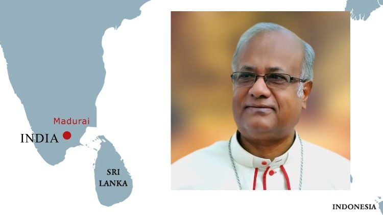 2019.08.21 arcivescovo di Madurai, Antony Pappusamy