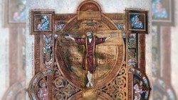 20190914_Wikimedia Commons_Bayerisches Staatsbibliothek, Monaco_Uta Codex_sec. XI_Esaltazione della Santa Croce.jpg