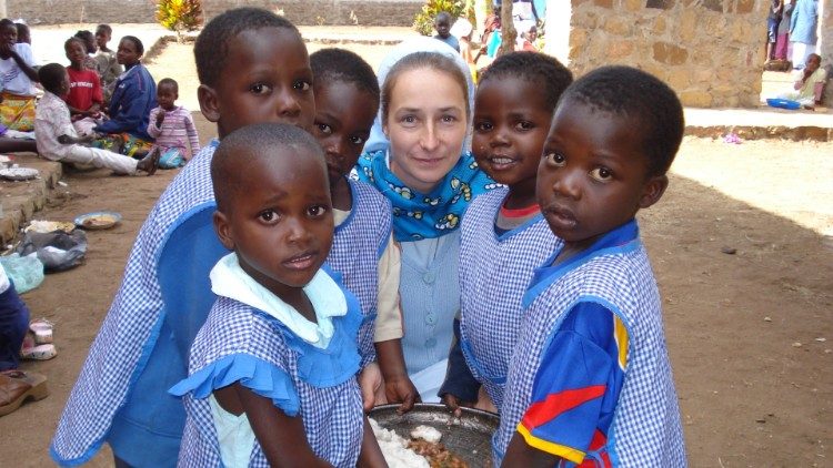 Sestra Hanna Kulaszewska, misionářka v Mosambiku