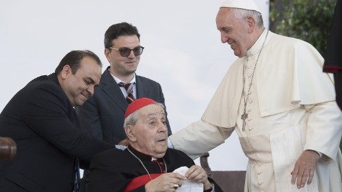 Popiežiaus guodžiantis palaiminimas gedintiems dėl kardinolo Silvestrini