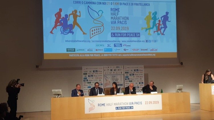  2019.09.09  Presentación carrera Via Pacis 2019 sport athletica vaticana