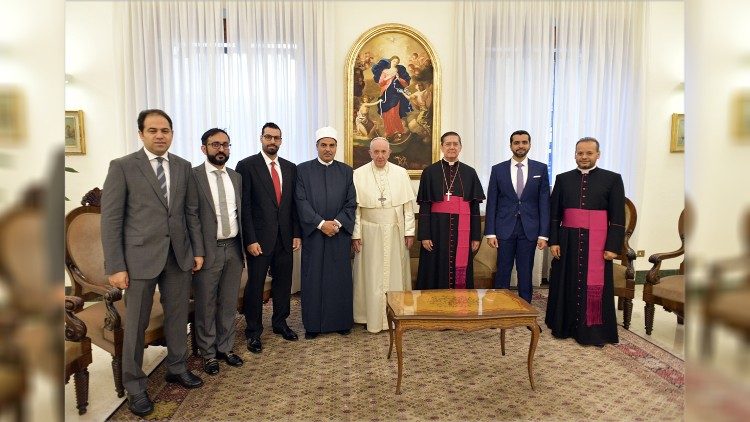 I membri del Comitato con Papa Francesco
