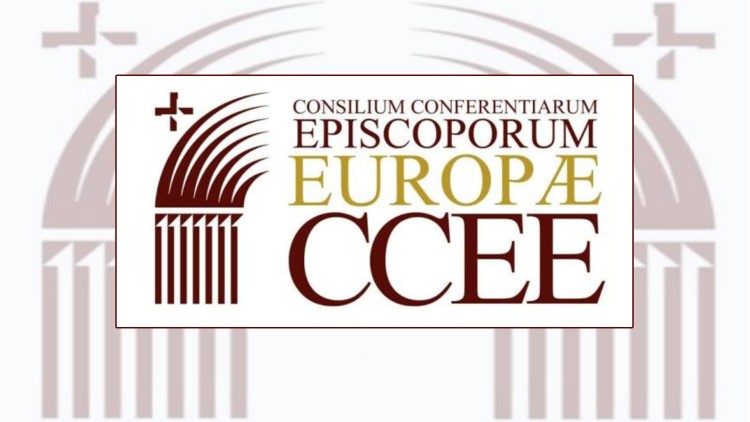 Logo för Europeiska biskopskonferensens råd (CCEE)