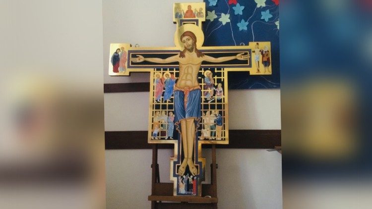 la Croce della Misericordia realizzata dai detenuti del carcere di Paliano (Fr) 