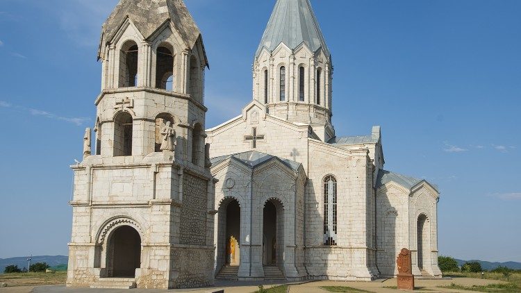 Jeden z ormiańskich kościołów w Szuszi
