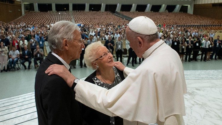 Папа Франциск на встрече с членами Общины Авраама