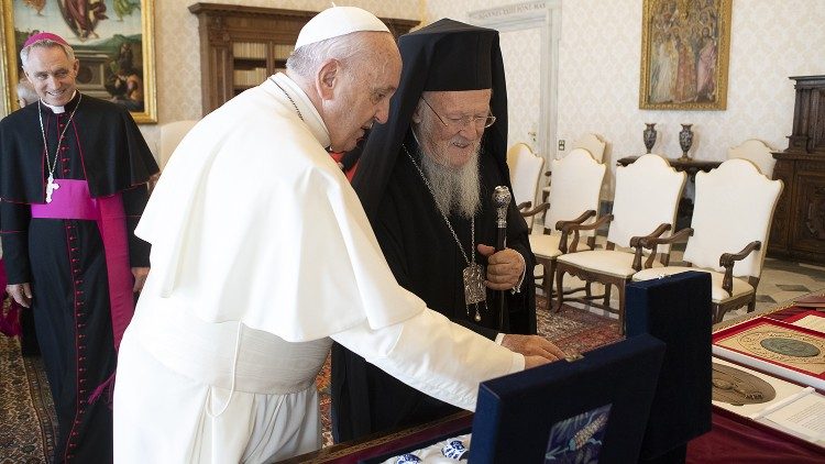 Ekumenický patriarcha Bartolomej naposledy navštívil Vatikán 17. septembra 2019