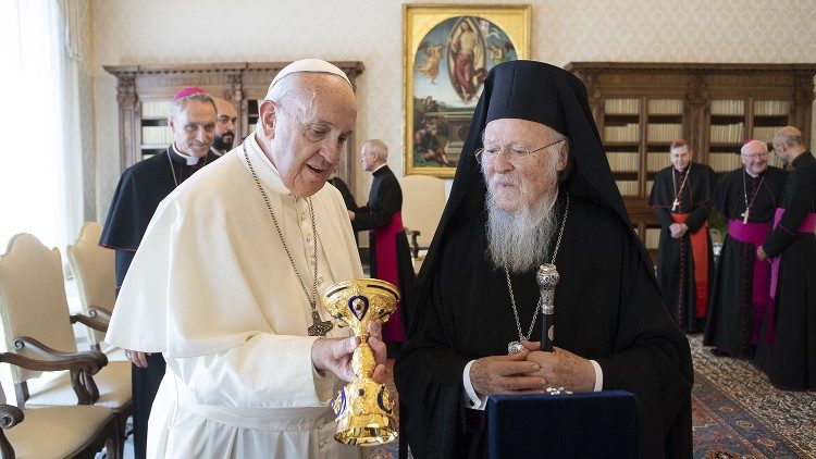 Papa Francisc și patriarhul ecumenic Bartolomeu
