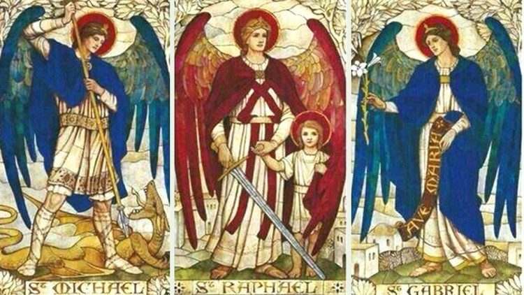 Святые архангелы Михаил, Рафаил и Гавриил