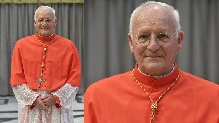 Il cardinale  Eugenio dal Corso - vescovo emérito di Benguela (Angola) 