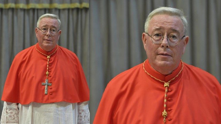 Il cardinale Jean-Claude Hollerich arcivescovo di Luxembourg (Granducato del Lussemburgo)