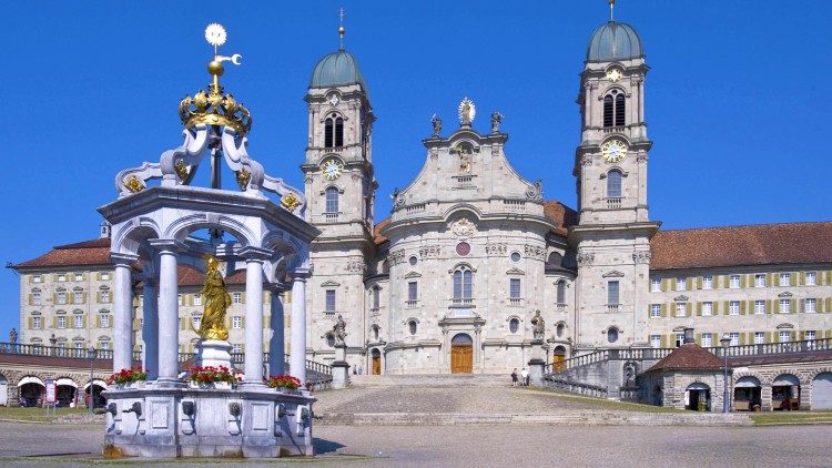 Kloster Einsiedeln in der Schweiz