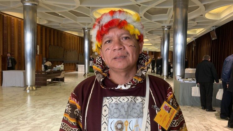  José Gregorio Diaz Mirabal coordenador Geral da COICA, no Sínodo para a Amazônia de 2019