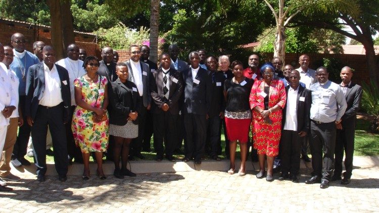 Comissão Justiça e Paz e Desenvolvimento do SECAM durante o Workshop em Joanesburgo