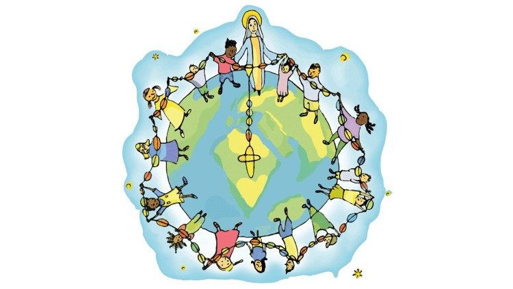 2019.10.18 Milione dei bambini pregano rosario per la pace