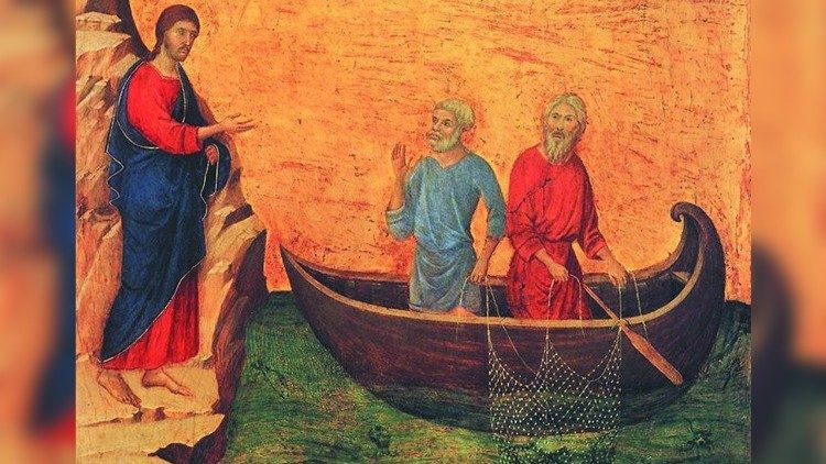Исус с учениците на Галилейското езеро