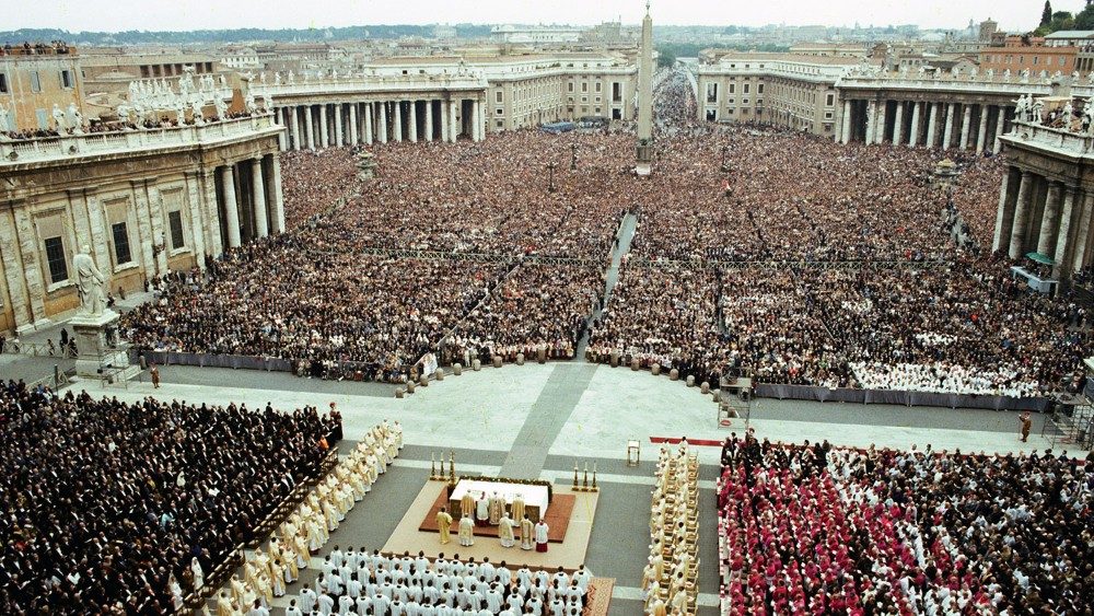 22 octubre 1978. Misa del inicio del pontificado de Juan Pablo II