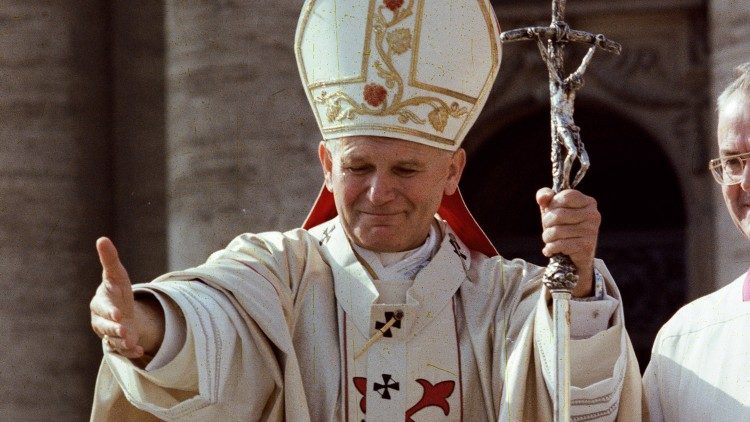 Popiežius Jonas Paulius II. Pontifikato inauguracijos Mišios, 1978 spalio 22 d. 
