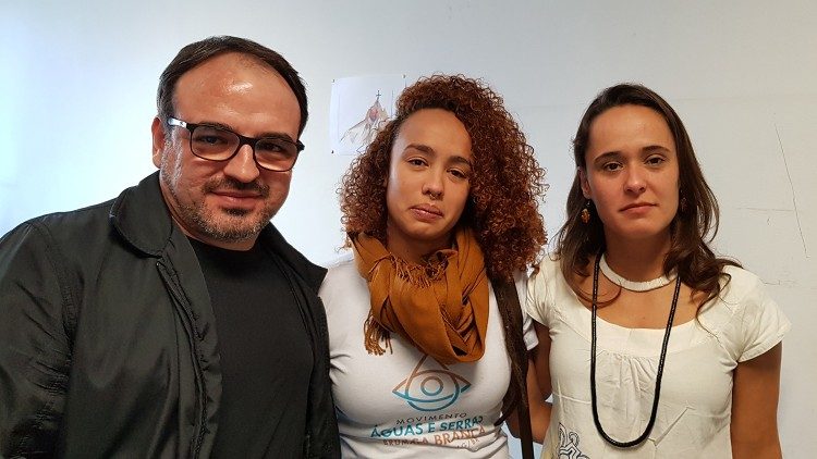 Danilo Chammas, Marcela Rodrigues y Carolina de Moura