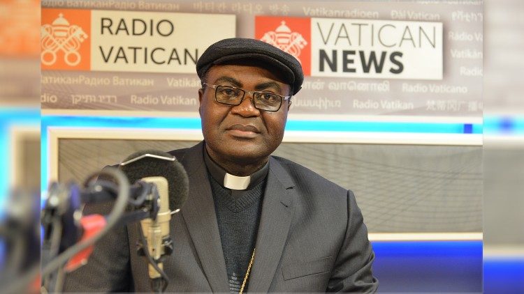 Msgr Abraham Kome, biskop av Bafang och ordförande för Kameruns biskopskonferens 